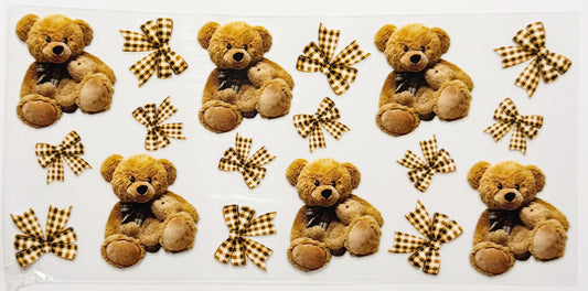 Teddy Bear - UVDTF 16oz Wrap