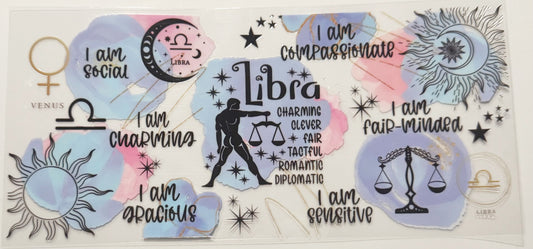 Libra - UVDTF 16oz Wrap