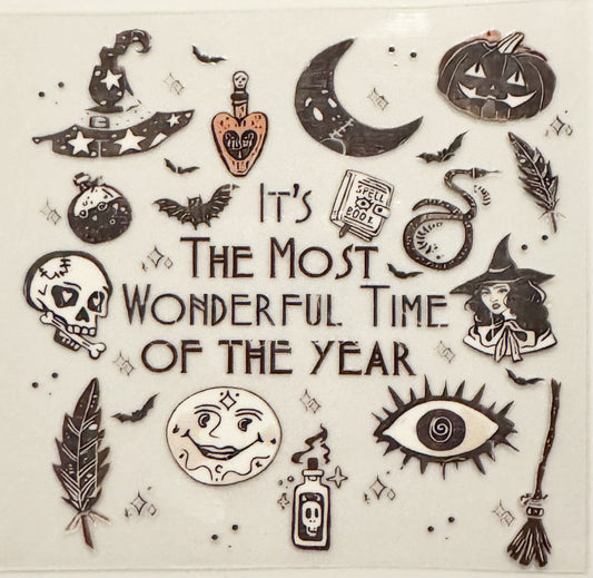 Most Wonderful Time Of The Year - UVDTF Decal - 16oz