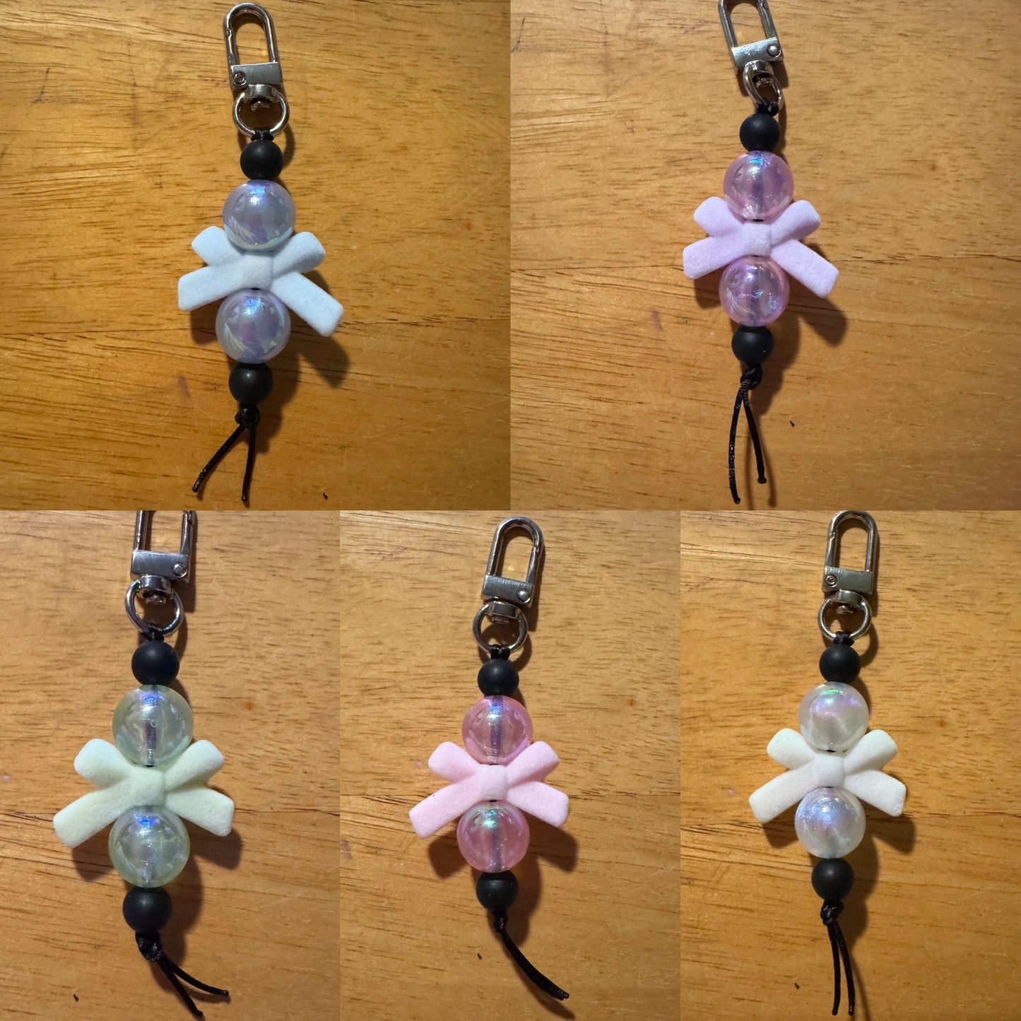 Fuzzy Bow Charm