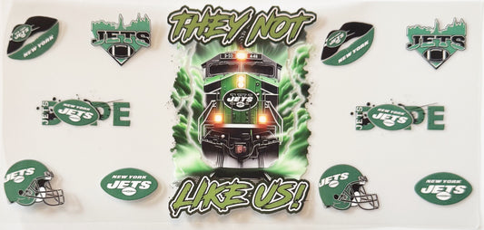 New York Jets - They Not Like Us - UVDTF 16oz Wrap