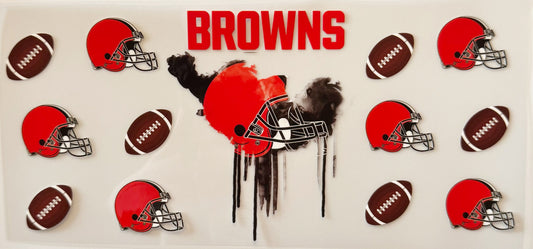 Cleveland Browns - Drip - UVDTF 16oz Wrap