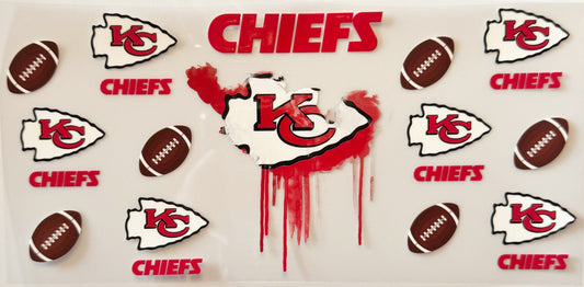 Kansas City Chiefs - Drip - UVDTF 16oz Wrap