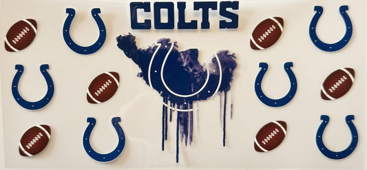 Indianapolis Colts - Drip - UVDTF 16oz Wrap
