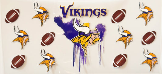 Minnesota Vikings - Drip - UVDTF 16oz Wrap