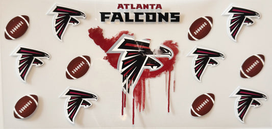 Atlanta Falcons - Drip - UVDTF 16oz Wrap