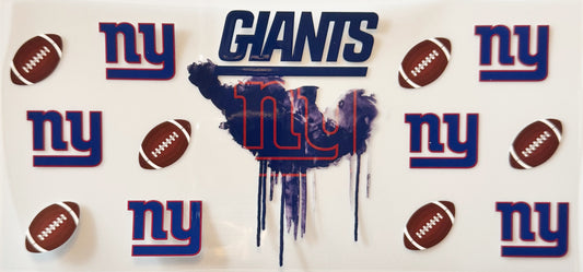 New York Giants - Drip - UVDTF 16oz Wrap