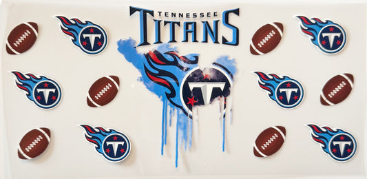 Tennessee Titans - Drip - UVDTF 16oz Wrap