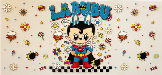 Superman Labubu - UVDTF 16oz Wrap