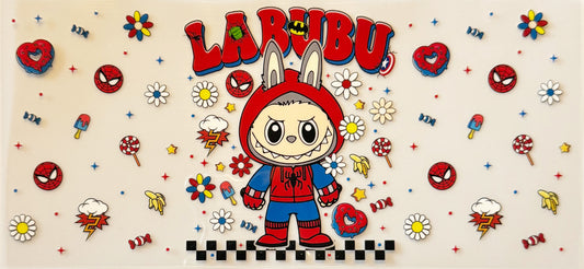 Spider-Man Labubu - UVDTF 16oz Wrap