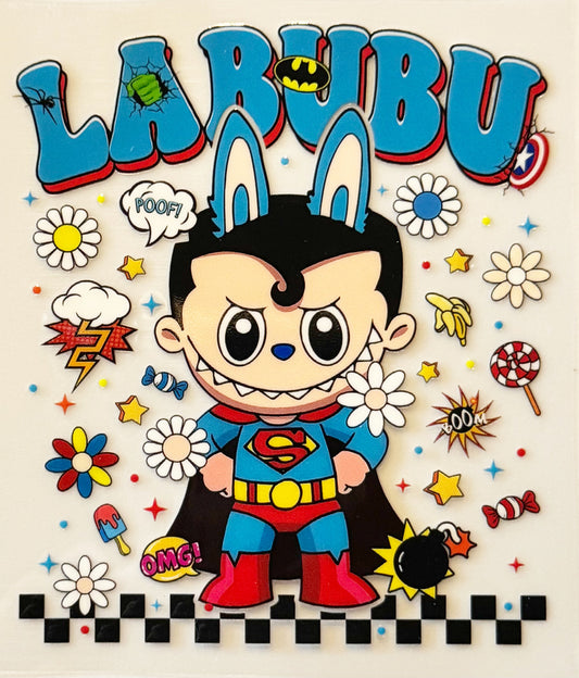 Superman Labubu - UVDTF Decal - 16oz