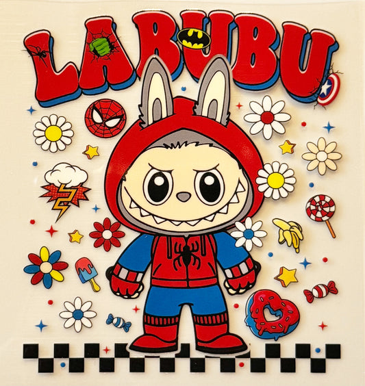 Spider-Man Labubu - UVDTF Decal - 16oz