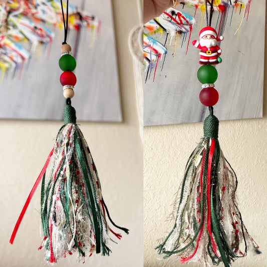 Christmas Tassel Car Charm