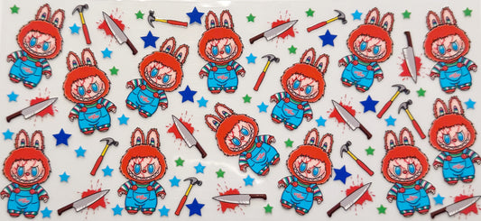 Chucky Labubu - UVDTF 16oz Wrap