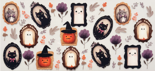 Cat Lovers Halloween - UVDTF 16oz Wrap