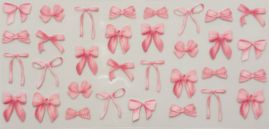 Pink Bows - UVDTF 16oz Wrap