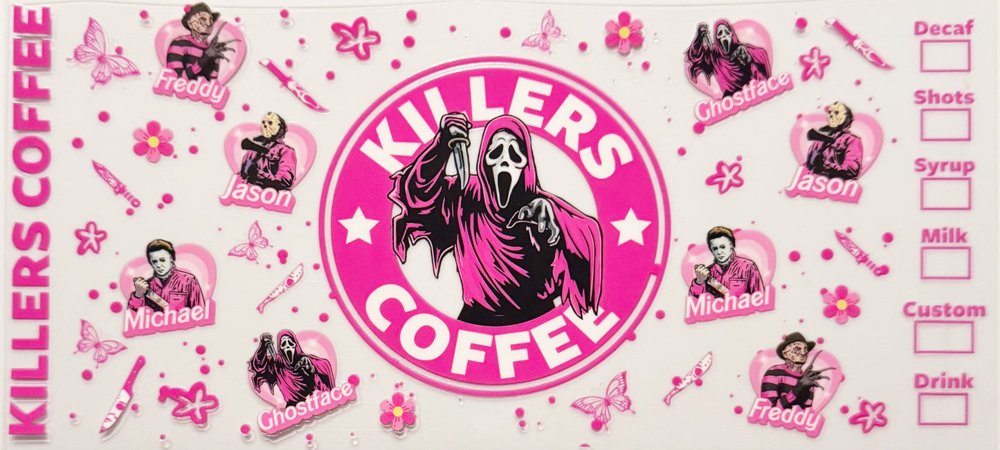 Killers Coffee - UVDTF 16oz Wrap