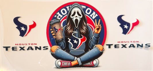 Spooky Houston Texans - UVDTF 16oz Wrap