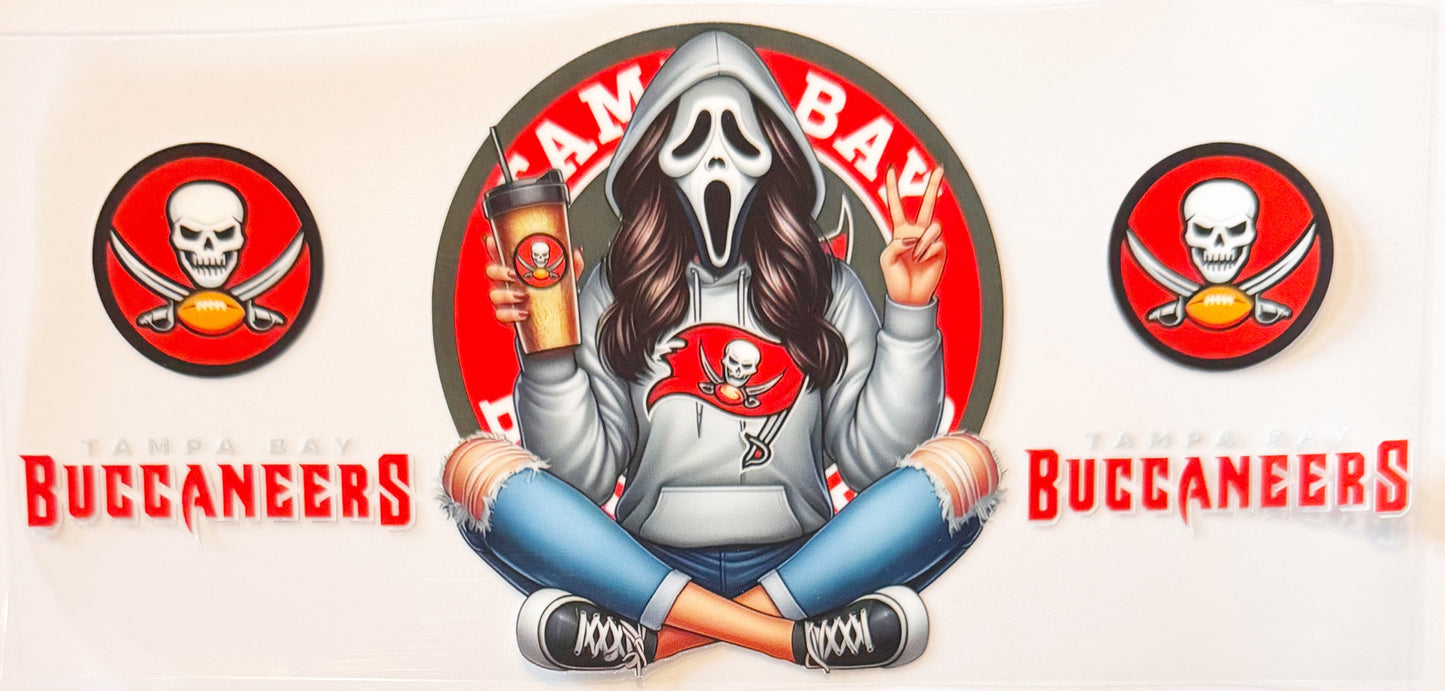 Spooky Tampa Bay Buccaneers - UVDTF 16oz Wrap