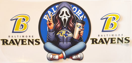 Spooky Baltimore Ravens - UVDTF 16oz Wrap