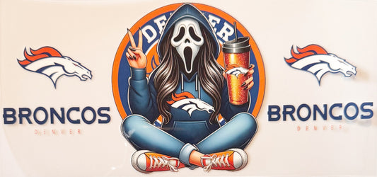 Spooky Denver Broncos - UVDTF 16oz Wrap