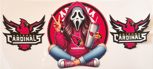 Spooky Arizona Cardinals - UVDTF 16oz Wrap