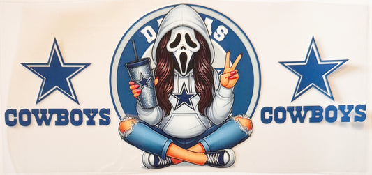 Spooky Dallas Cowboys - UVDTF 16oz Wrap