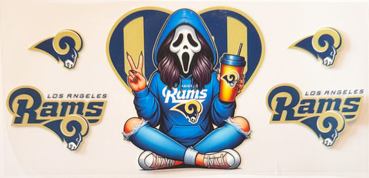 Spooky Los Angeles Rams - UVDTF 16oz Wrap