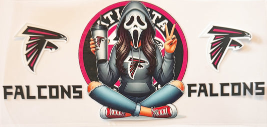 Spooky Atlanta Falcons - UVDTF 16oz Wrap