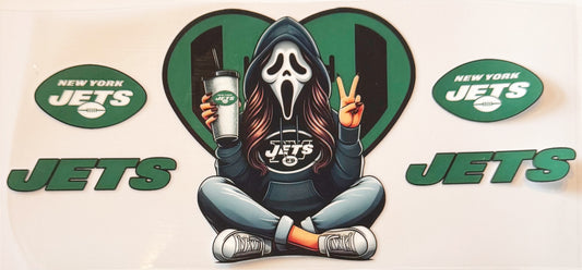 Spooky New York Jets - UVDTF 16oz Wrap