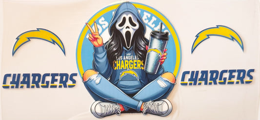 Spooky Los Angeles Chargers - UVDTF 16oz Wrap