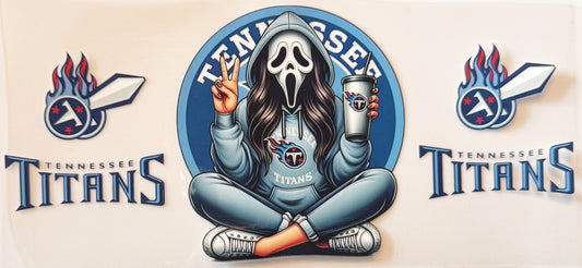 Spooky Tennessee Titans - UVDTF 16oz Wrap