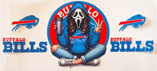 Spooky Buffalo Bills - UVDTF 16oz Wrap
