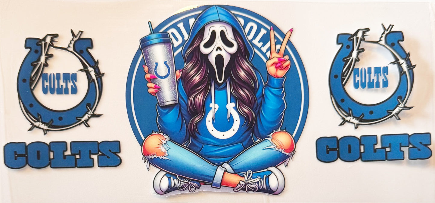 Spooky Indianapolis Colts - UVDTF 16oz Wrap