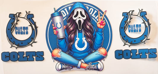 Spooky Indianapolis Colts - UVDTF 16oz Wrap
