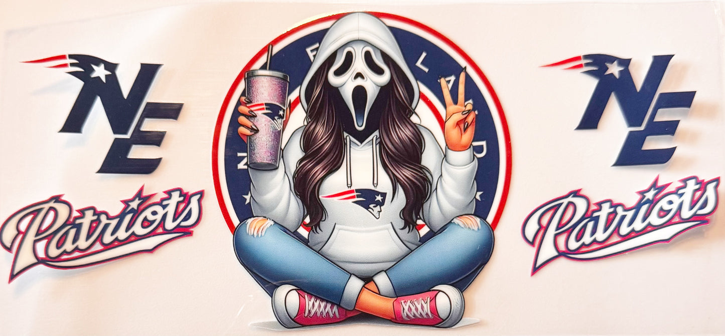 Spooky New England Patriots - UVDTF 16oz Wrap