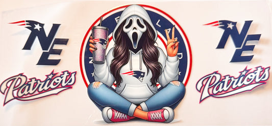 Spooky New England Patriots - UVDTF 16oz Wrap