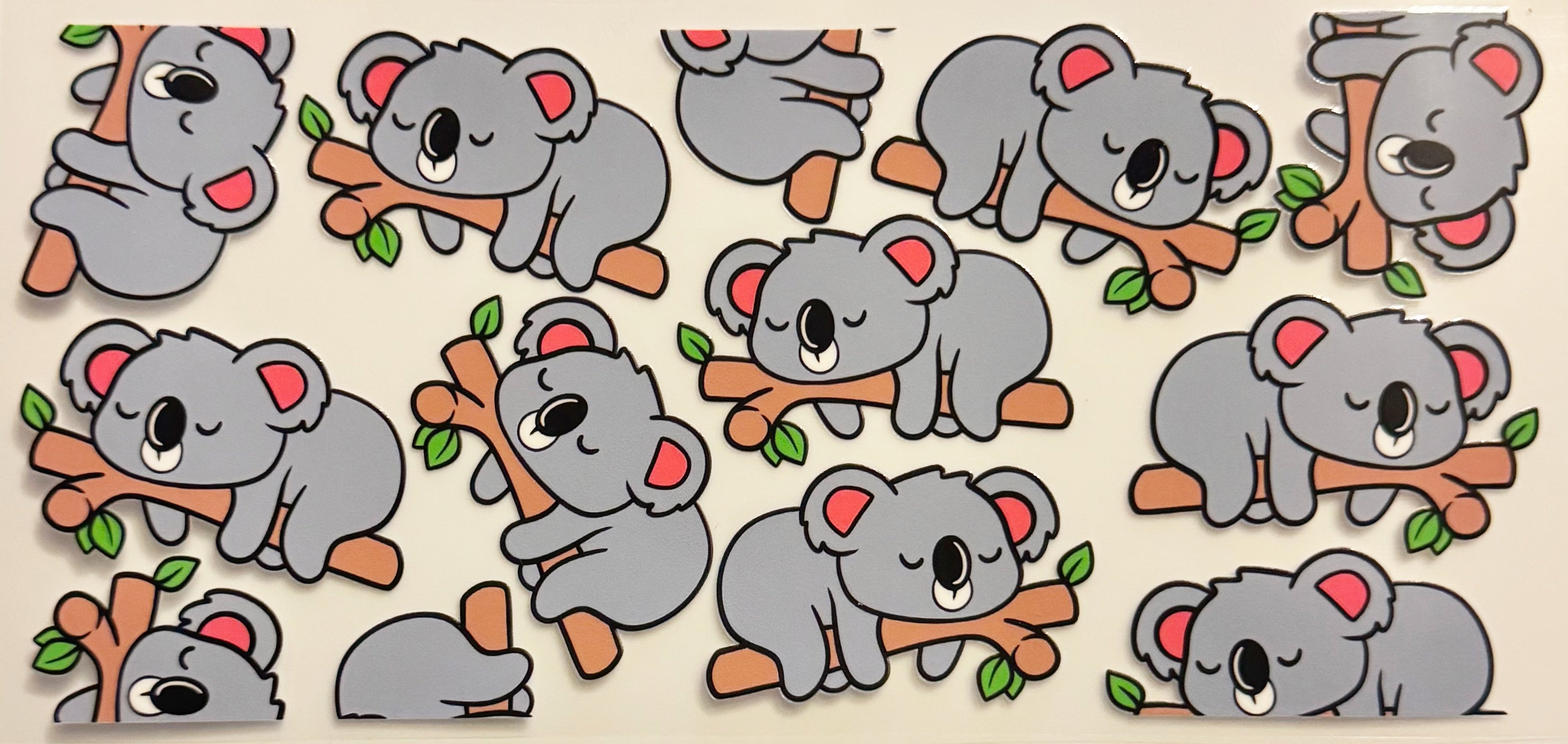 Sleepy Koala - UVDTF 16oz Wrap