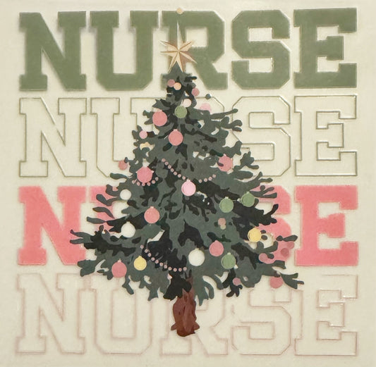 Christmas Nurse - UVDTF Decal