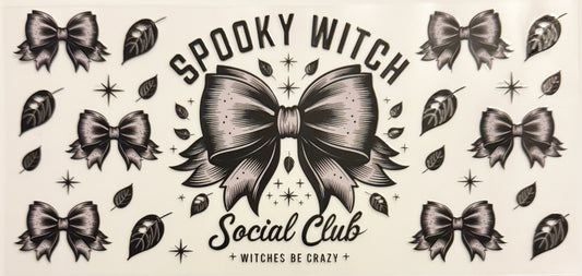 Spooky Witch Social Club - UVDTF 16oz Wrap