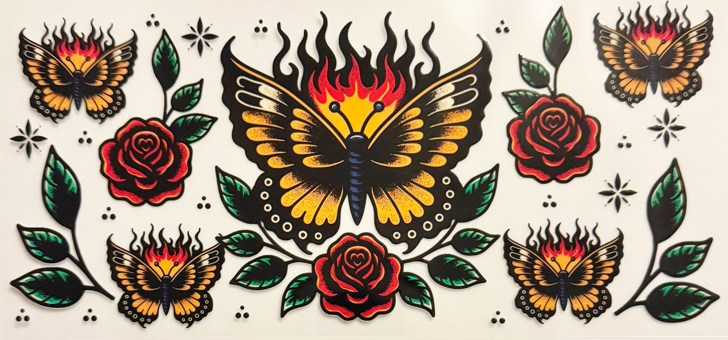 Vintage Tattoos - UVDTF 16oz Wrap