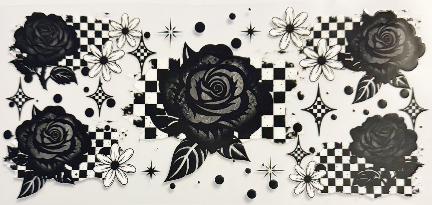 Black Roses - UVDTF 16oz Wrap