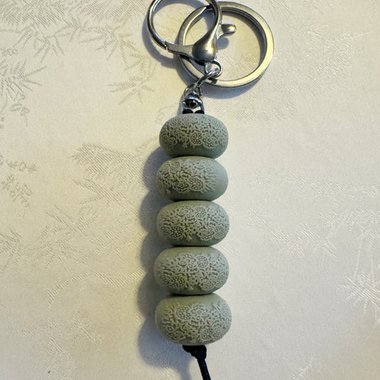 Sage Lace Keychain
