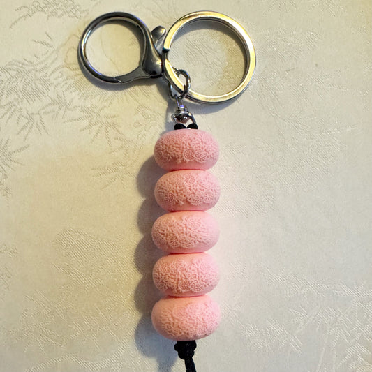 Pink Lace Keychain