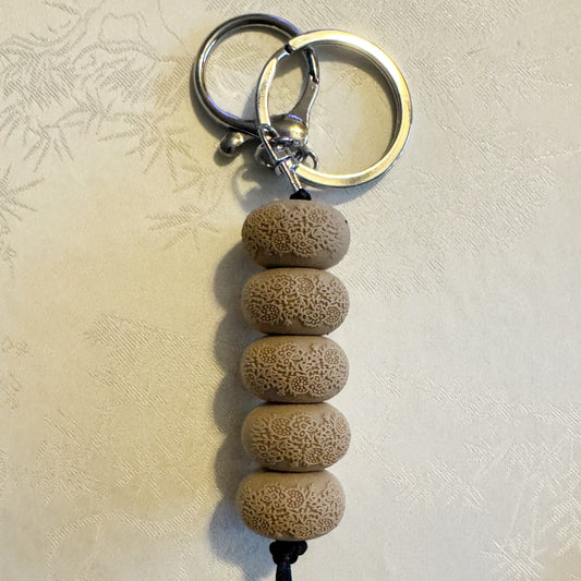 Brown Lace Keychain