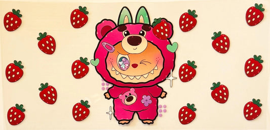 Lotso Labubu - UVDTF 16oz Wrap