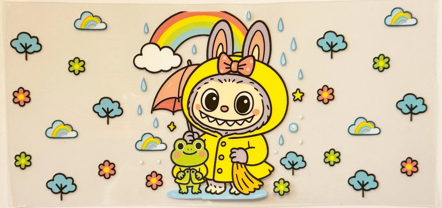 Rainy Day Labubu - UVDTF 16oz Wrap