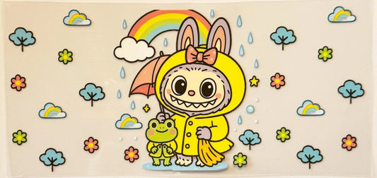 Rainy Day Labubu - UVDTF 16oz Wrap