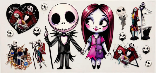 Little Jack and Sally - UVDTF 16oz Wrap