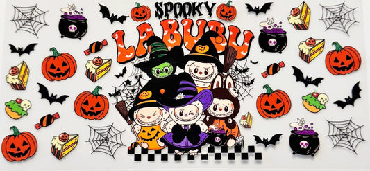 Spooky Labubus - UVDTF 16oz Wrap